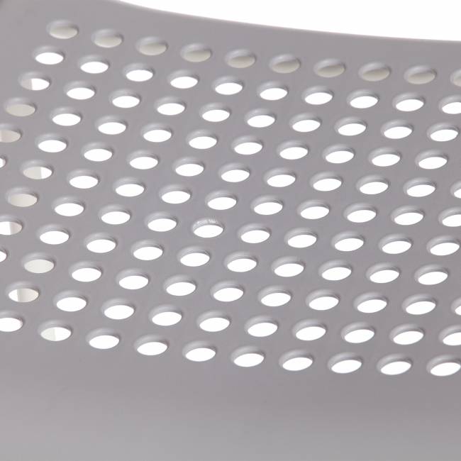 Стул Adde/Адде (мод. C-049)/1 шт. в упаковке металл/пластик, серый/белый, 39х49х78см серый, белый металл/пластик