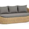 "Барселона" диван из искусственного ротанга трехместный, цвет соломенный "Барселона" диван из искусственного ротанга трехместный, цвет соломенный