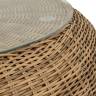 "Барселона" журнальный столик из искусственного ротанга, цвет соломенный "Барселона" журнальный столик из искусственного ротанга, цвет соломенный