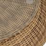 "Барселона" журнальный столик из искусственного ротанга, цвет соломенный "Барселона" журнальный столик из искусственного ротанга, цвет соломенный