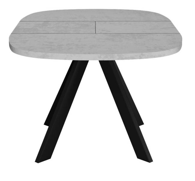 Стол DikLine B110 Бетон/опоры черные Стол DikLine B110 Бетон/опоры черные