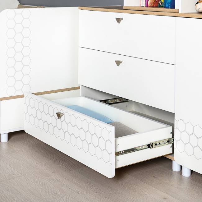 Мебель для детской комнаты Эйп № 1 цвет белый/дуб белый