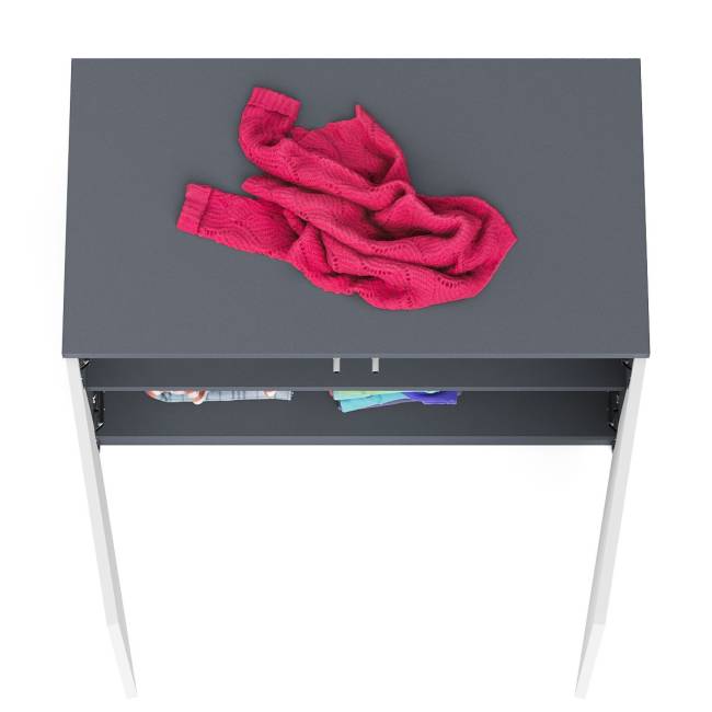 Тумба/антресоль Мори МА900.1 цвет графит/белый Тумба/антресоль Мори МА900.1 цвет графит/белый