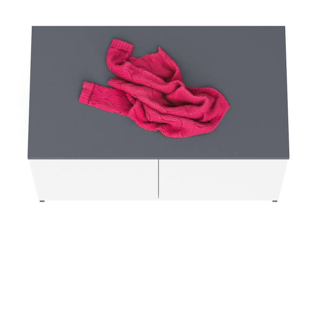 Тумба/антресоль Мори МА900.1 цвет графит/белый Тумба/антресоль Мори МА900.1 цвет графит/белый