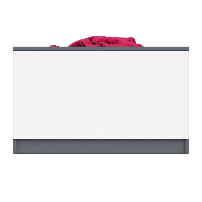 Тумба/антресоль Мори МА900.1 цвет графит/белый Тумба/антресоль Мори МА900.1 цвет графит/белый