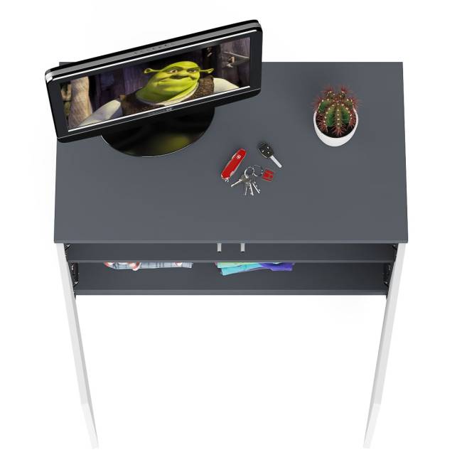 Тумба/антресоль Мори МА900.1 цвет графит/белый Тумба/антресоль Мори МА900.1 цвет графит/белый