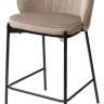 Полубарный стул WENDY BLUVEL-40 BEIGE (H=65), велюр М-City