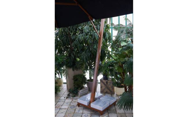 Профeссиональный зонт MAESTRO LUX 300 квадратный (Черный)