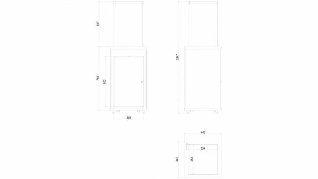 Нагреватель газовый PATIO MINI/M/G31/37MBAR/CZ - черное стекло