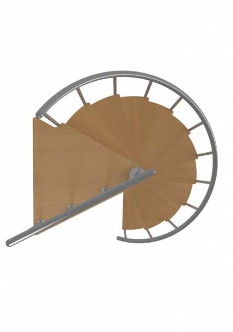 Винтовая лестница Calgary Grey d140