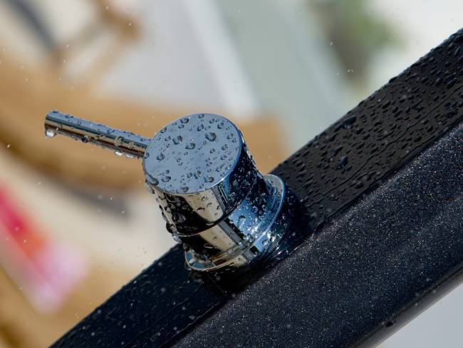 Душ уличный Funny Yin T 105 антрацит 170х170х2320 мм