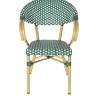 "Грас" плетеный стул из искусственного ротанга, цвет зеленый