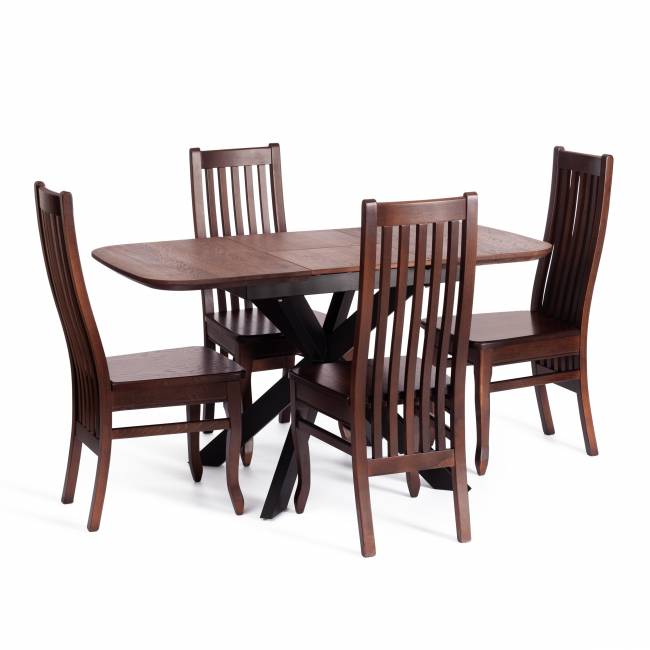 Стул Dolce/Дольче жёсткое сидение бук, МДФ, 40х46х100см, коричневый коричневый бук, мдф