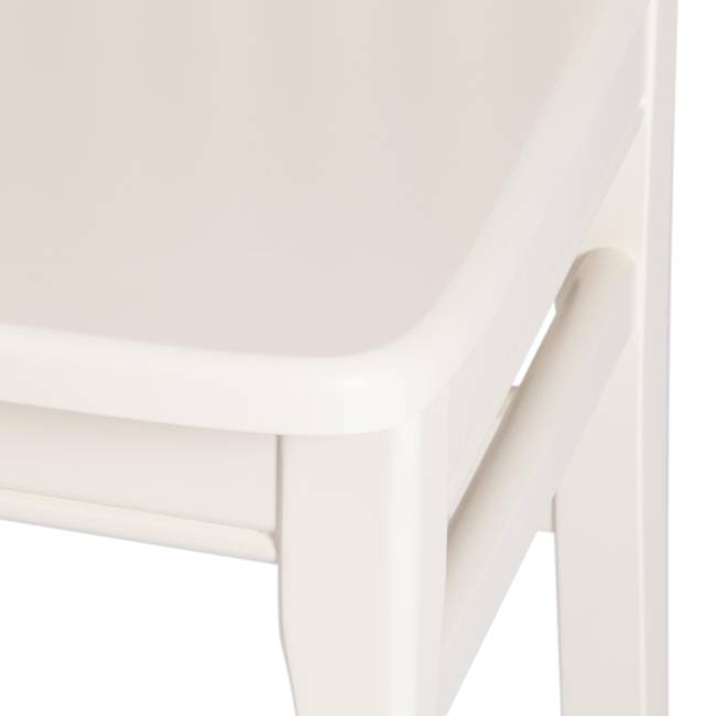 Стул Дольче/Dolce мягкое сиденье бук, МДФ, 40х46х100см, айвори вайт белый бук, мдф