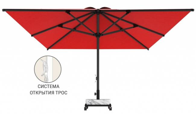 Зонт профессиональный 2.5х2.5 м Avocado 2500х2500 мм