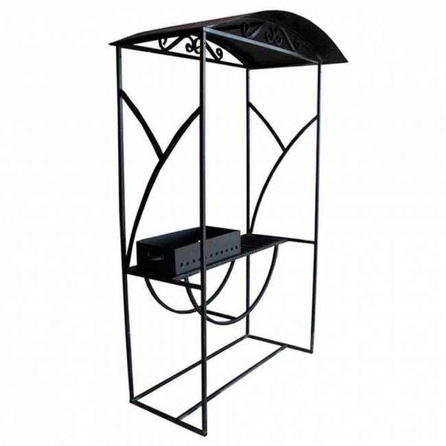 Мангал с крышей Уют (2 уп.) арт. МС-У Мангал с крышей Уют (2 уп.) арт. МС-У