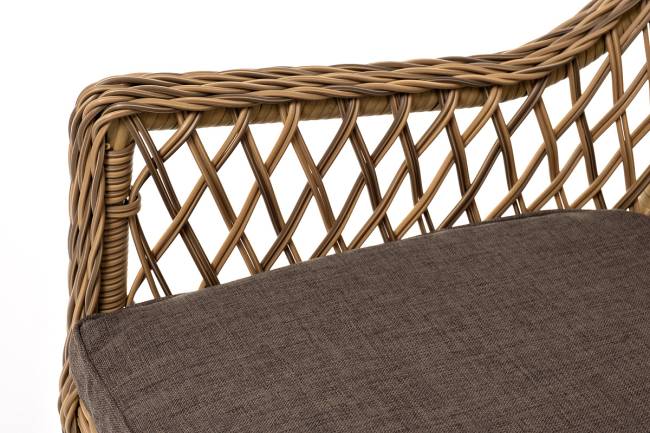 "Латте" обеденная группа плетеная, цвет соломенный "Латте" обеденная группа плетеная, цвет соломенный