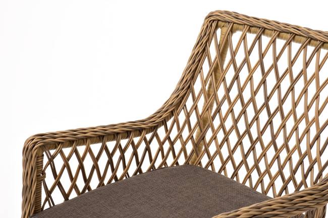 "Латте" обеденная группа плетеная, цвет соломенный "Латте" обеденная группа плетеная, цвет соломенный