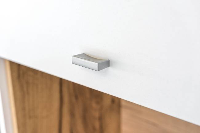 Тумба под ТВ Бэль цвет дуб крафт золотой/белый премиум