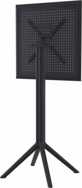 Стол пластиковый барный складной Sky Folding Bar Table 60 черный 600х600х1080 мм Стол пластиковый барный складной Sky Folding Bar Table 60 черный 600х600х1080 мм