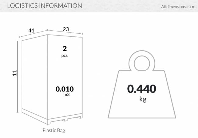 Подушка-подголовник для шезлонга Slim темно-серый 410х230х50 мм