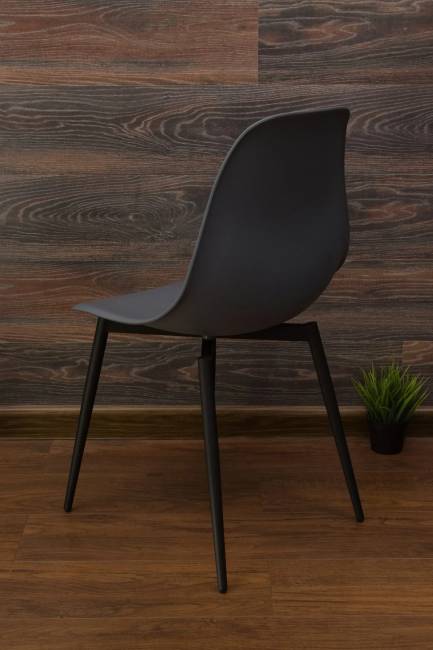 Стул Туссе чёрный /серый