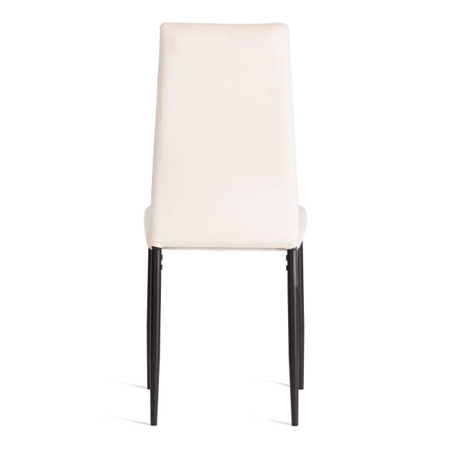 Стул Easy (mod. 24-1) / 1 шт. в упаковке металл, вельвет, 49 х 41 х 98 см, light beige (светло-бежевый) HLR2 / черный light beige (светло-бежевый) HLR2 / черный металл, вельвет