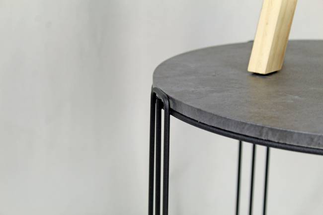 Столик кофейный Sheffilton SHT-CT33 черный муар/мокрый асфальт