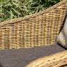 "Равенна" лаунж-зона из искусственного ротанга, цвет соломенный