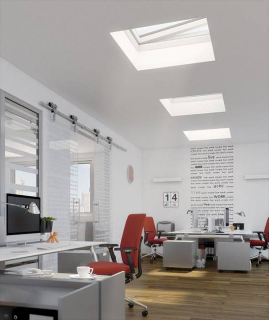 Окно для плоских крыш без купола FAKRO DXF-D U6 (глухое), двухкамерный морозостойкий, ПВХ