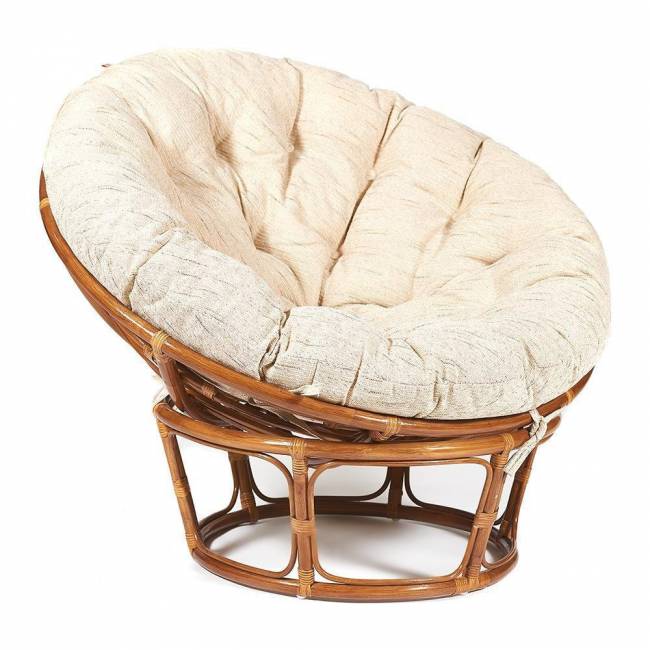 Кресло Папасан/Papasan (23/01 W) /с подушкой/ диаметр подушки 129см, 115х101х104см, пекан орех, ткань старт Pecan (орех) Кресло Папасан/Papasan (23/01 W) /с подушкой/ диаметр подушки 129см, 115х101х104см, пекан орех, ткань старт Pecan (орех)