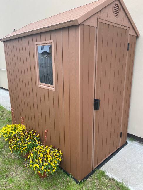 Сарай "Дарвин 4х6" (размеры 118 х 184 см), коричневый Сарай "Дарвин 4х6" (размеры 118 х 184 см), коричневый