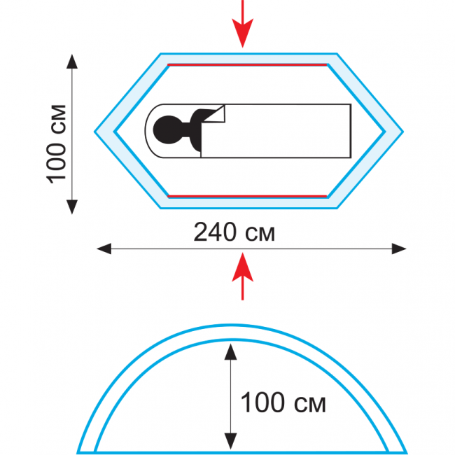 Палатка Tramp Bicycle Light 1 (V2) Палатка Tramp Bicycle Light 1 (V2)