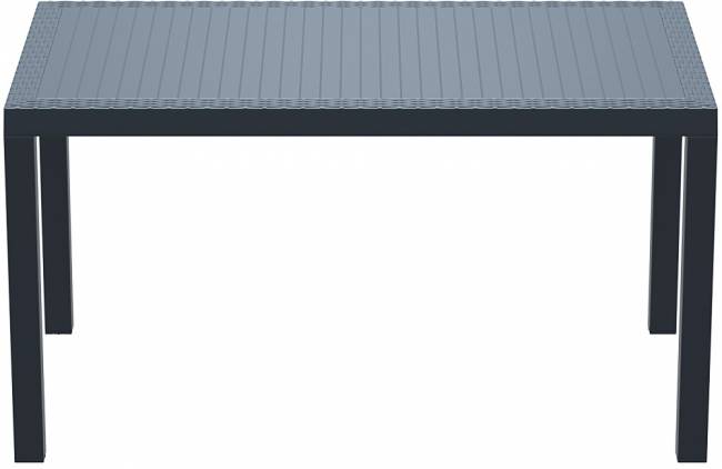 Стол пластиковый Orlando 140 антрацит 1400х800х750 мм