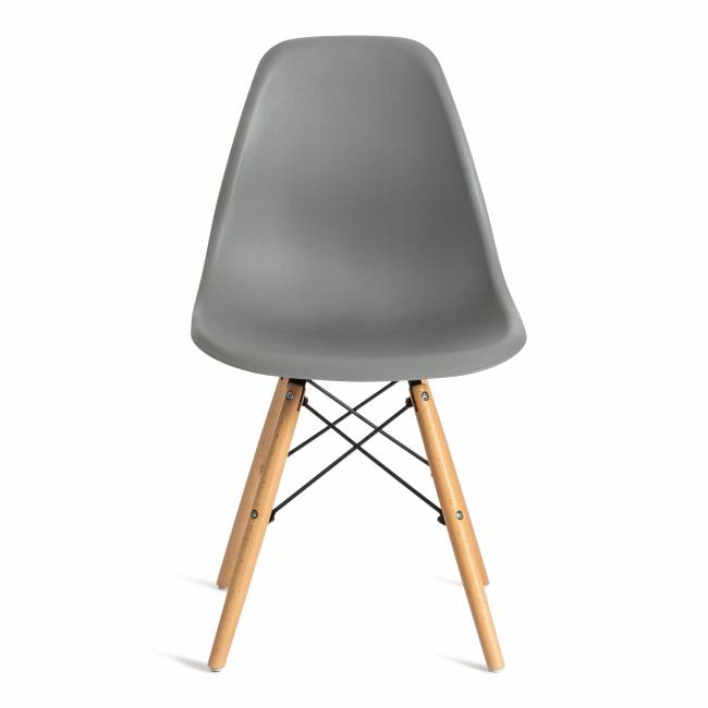 Стул CINDY (EAMES) (mod. 001) дерево бук/металл/сиденье пластик, 51x46x82см, серый/grey (Комплект из 4 шт.) Стул CINDY (EAMES) (mod. 001) дерево бук/металл/сиденье пластик, 51x46x82см, серый/grey (Комплект из 4 шт.)
