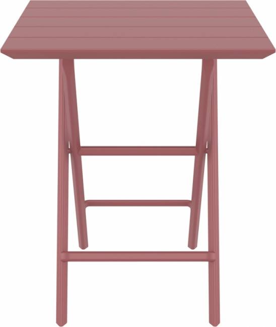 Стол пластиковый складной Helen Folding Table 60 марсала 600х600х740 мм Стол пластиковый складной Helen Folding Table 60 марсала 600х600х740 мм