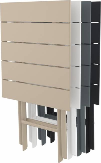 Стол пластиковый складной Helen Folding Table 60 марсала 600х600х740 мм Стол пластиковый складной Helen Folding Table 60 марсала 600х600х740 мм