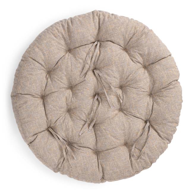 Матрац для кресла Папасан/Papasan (23/01) рогожка, меланж, 125х125х15см меланж рогожка