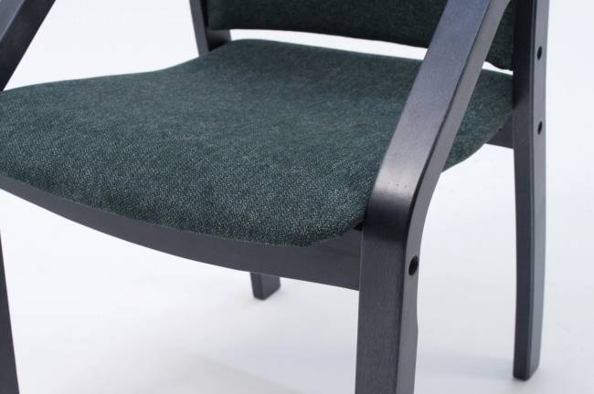 Стул-кресло Джуно 2.0 чёрный/зелёный Стул-кресло Джуно 2.0 чёрный/зелёный