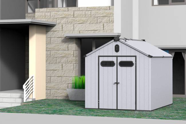 Сарай пластиковый Black Fox Summit 7,4м2 Сарай пластиковый Black Fox Summit 7,4м2